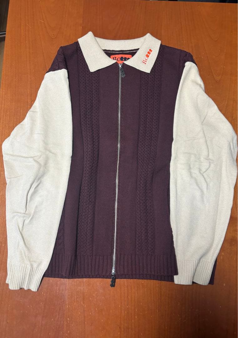 BOTTT bott tttmsw ニット ジップアップ シャツ