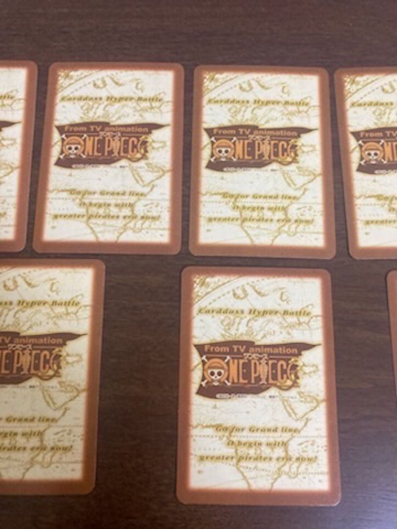 旧ワンピース　カードダス　ハイパーバトル　ジャンプフェスタ2001 8枚セット