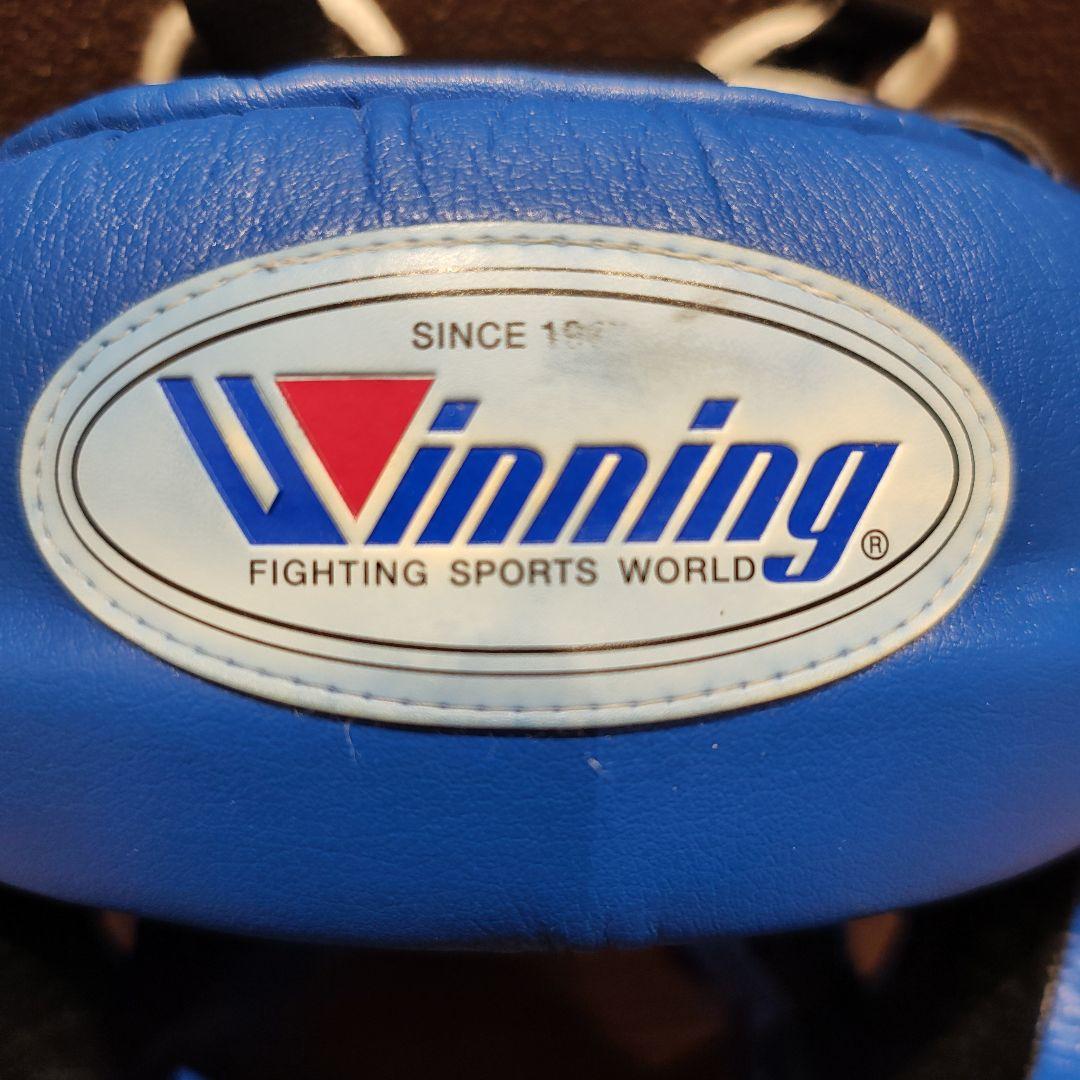 Winning ボクシングヘッドギア 青　フルフェイス　Mサイズ