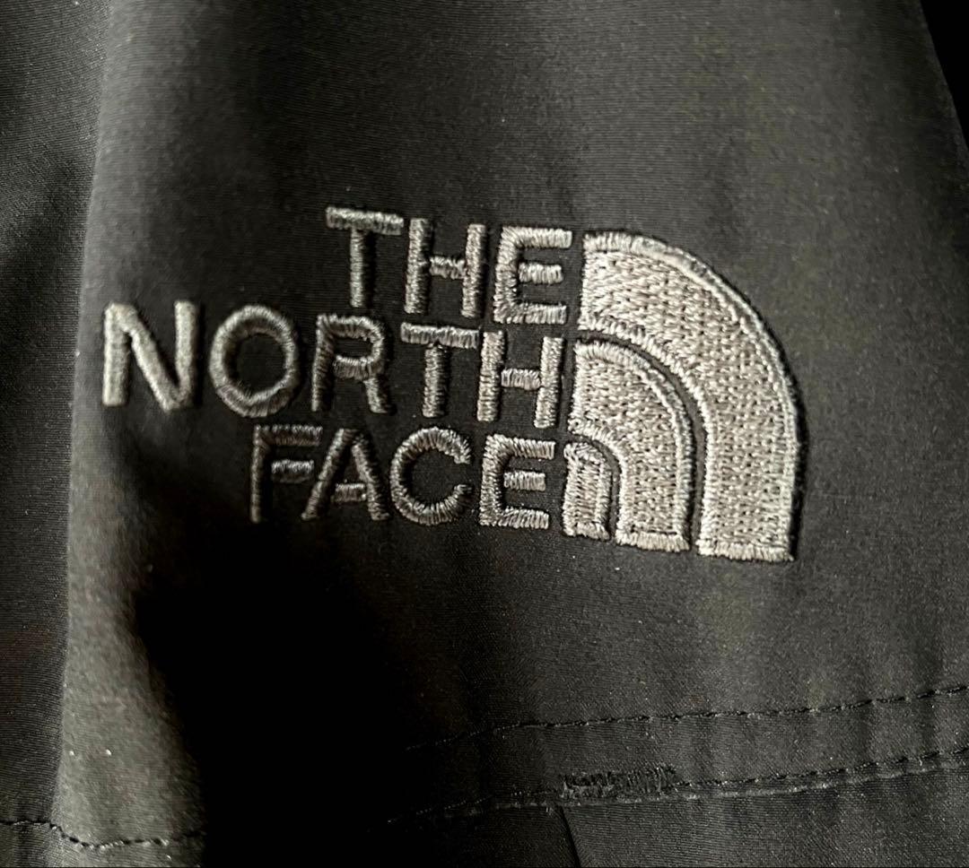 ノースフェイス　ブラックダウンジャケット　XL フード取外し可　ポケット多数
