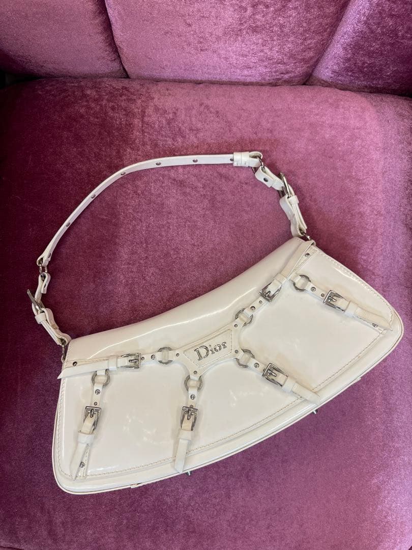 Dior ホワイト クラッチバッグ