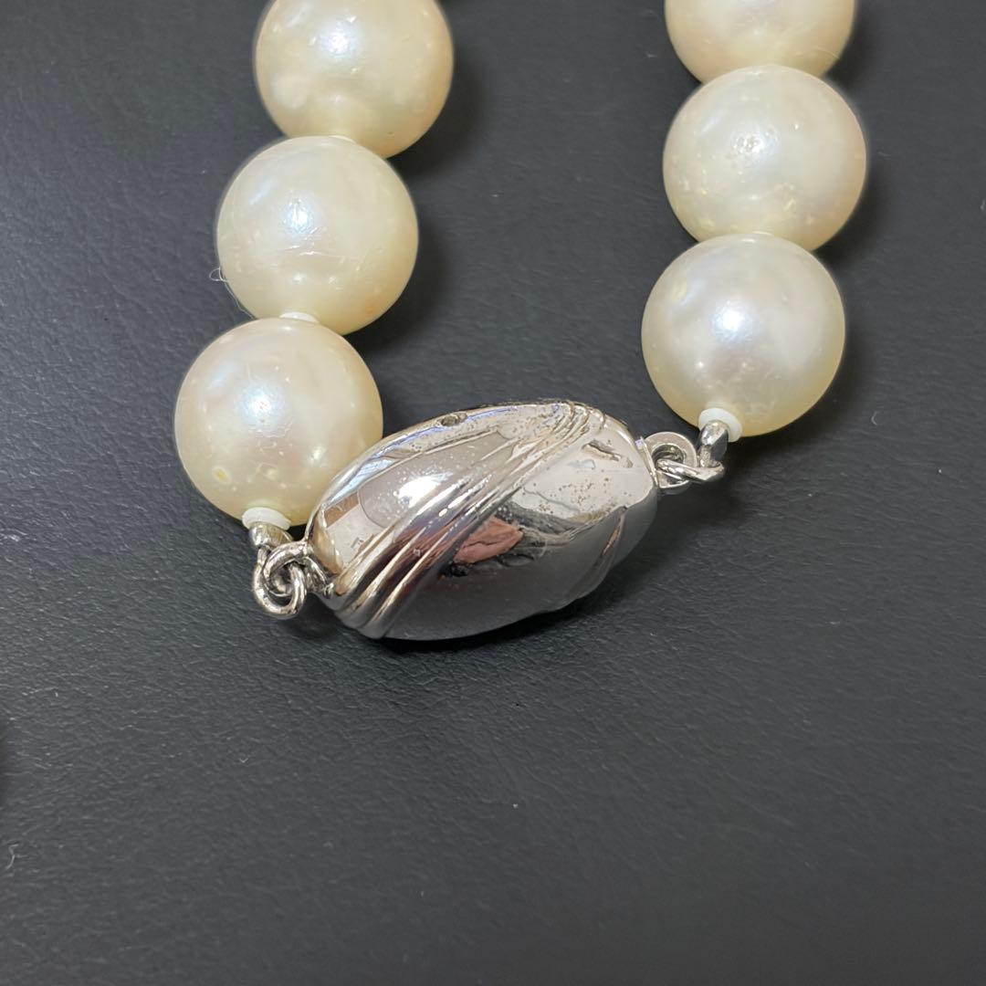 本真珠　SV925 パール ネックレス 52cm P10〜13mm 85g