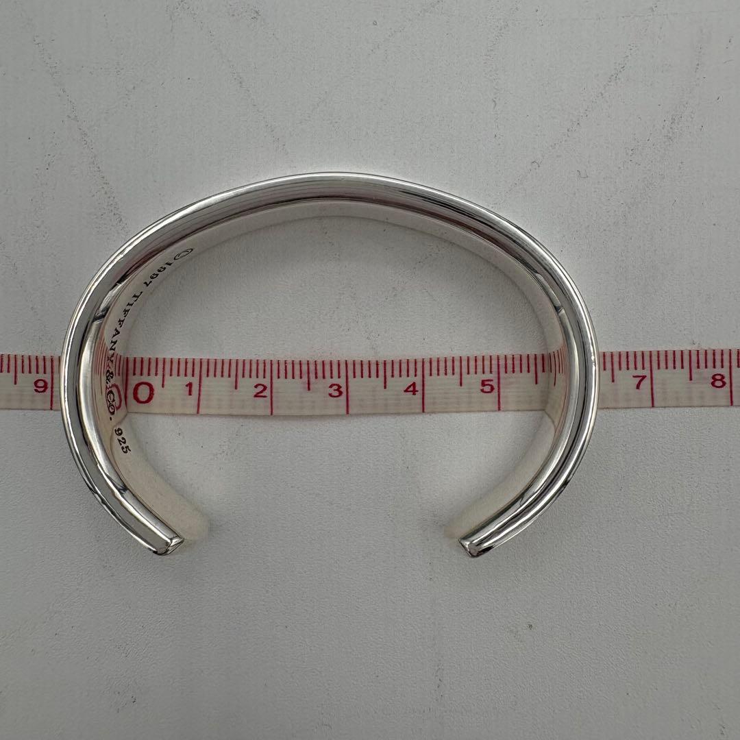 【磨き済み】ティファニー　 バングル 1837 シルバー