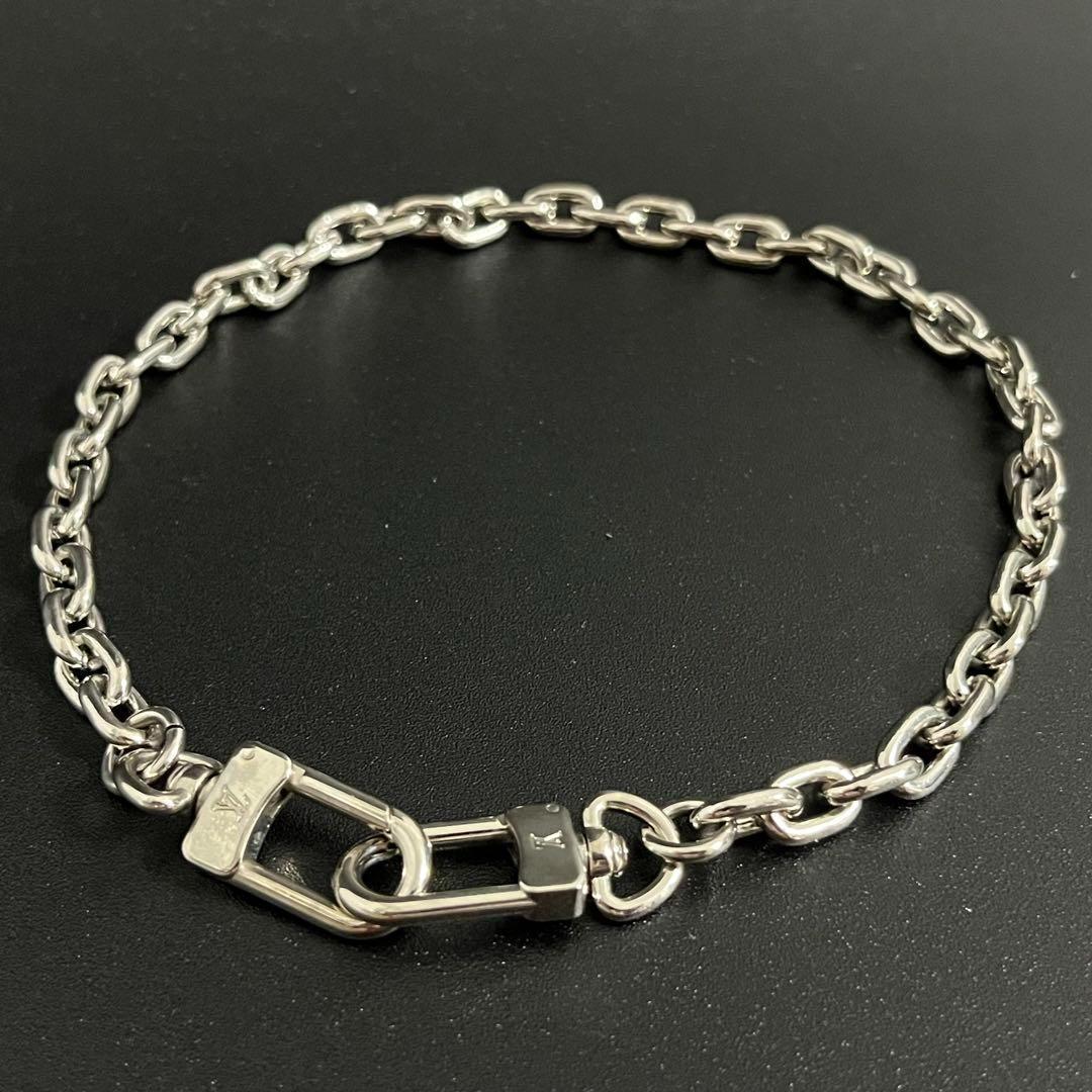 美品 LOUIS VUITTON ルイヴィトン Wフック ウォレットチェーン