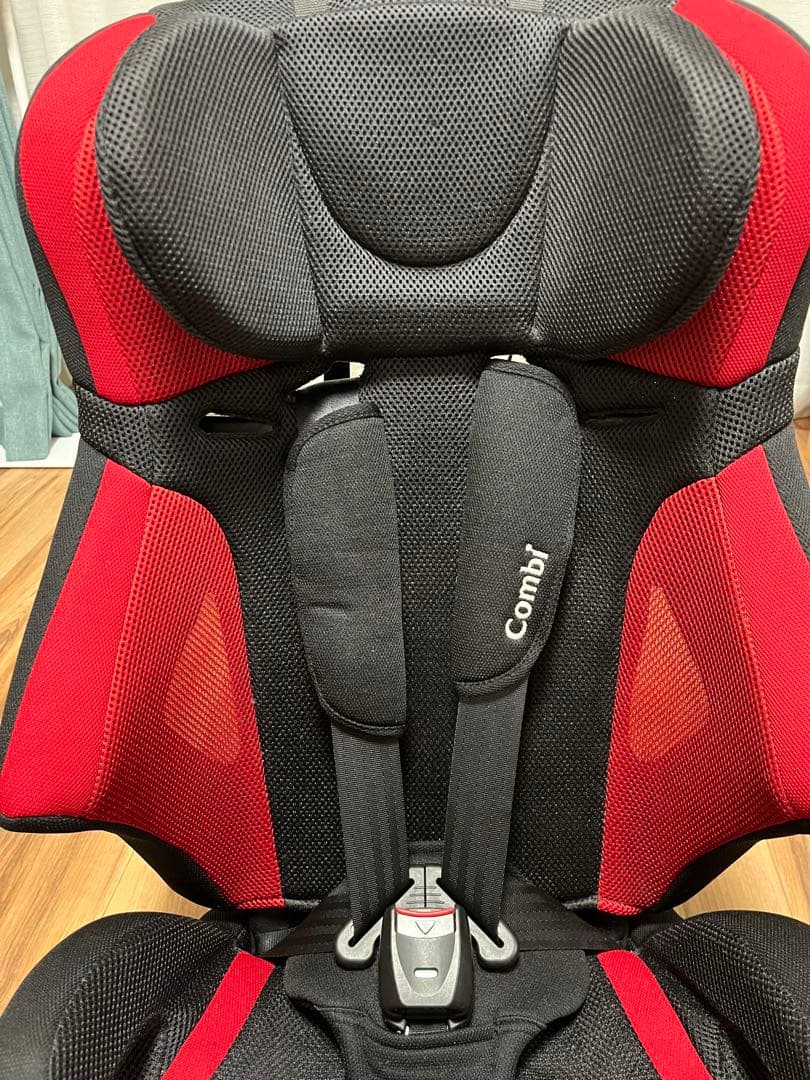 コンビ　ジュニアシート　ジョイトリップ　エアスルーCG レッド