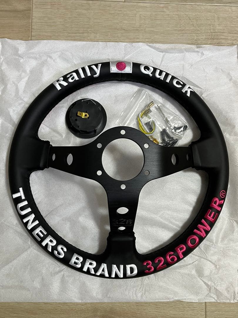 未使用【326 POWER JAPAN Rally Quick】ステアリング