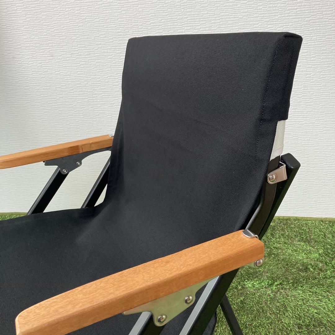 ブラック 超絶焚き火用 ローチェアショート 8号帆布 シートカバー スノーピーク