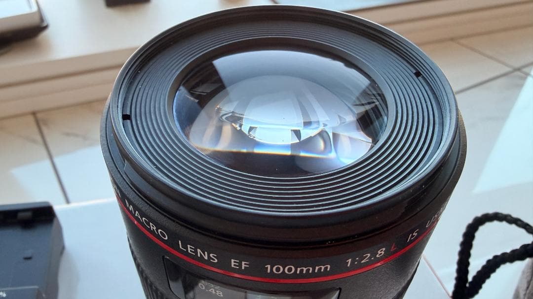 【美品】Canon EF100mm F2.8L Macro IS USM赤帯