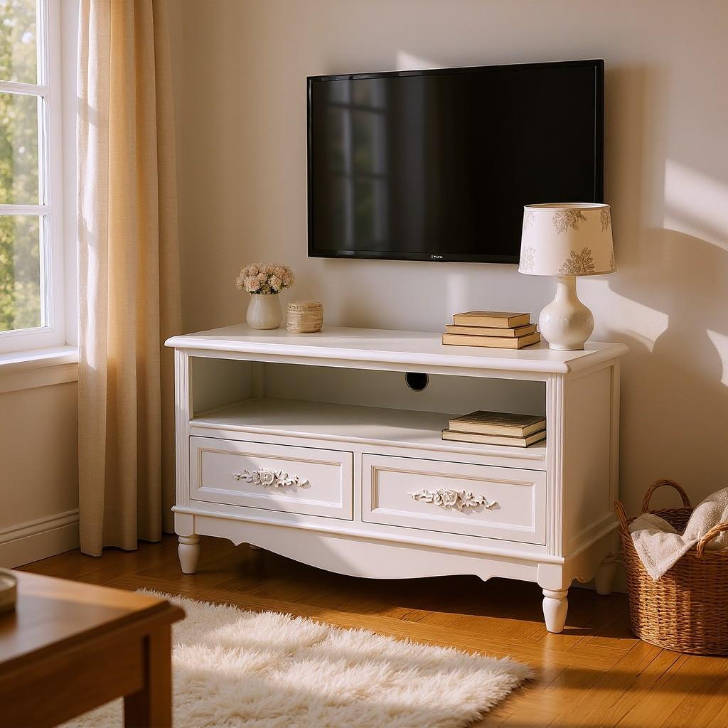 送料無料【新品】レトロ　アンティーク風 テレビボード　アウトレット