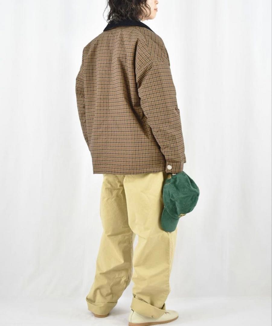 DANTON ナイロンタッサープリントカバーオールジャケット