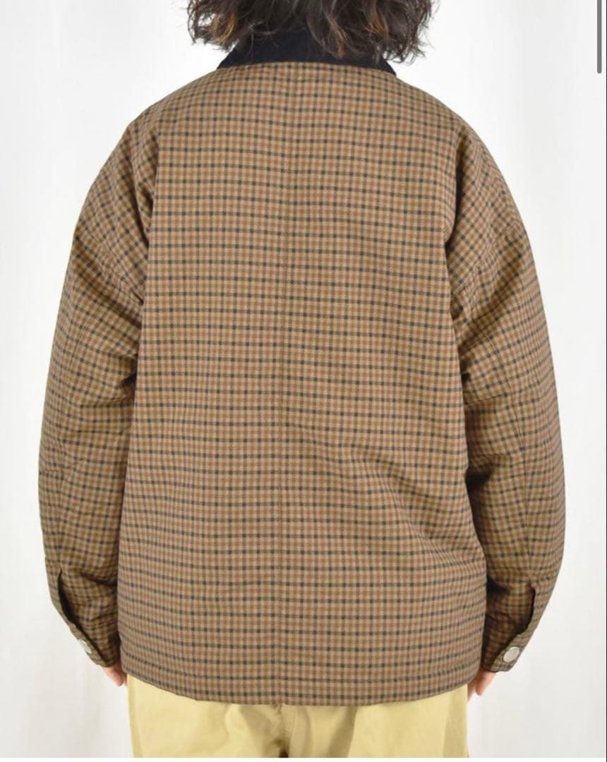 DANTON ナイロンタッサープリントカバーオールジャケット