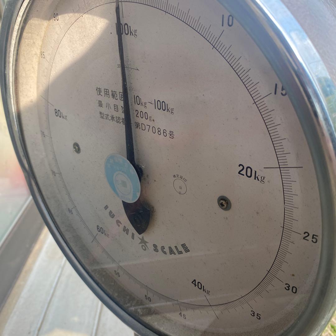 レトロ体重計　イウチスケール