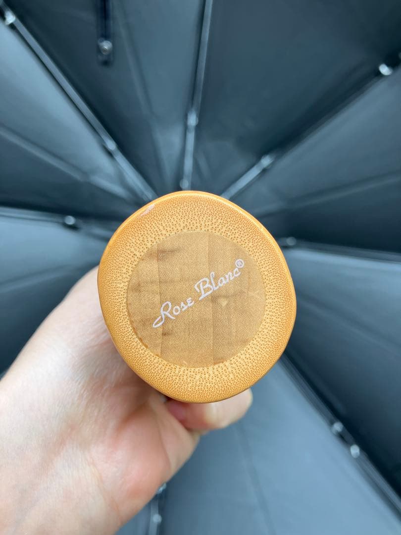 芦屋ロサブラン 3段 折りたたみ傘 50cm プレーン(傘袋付)