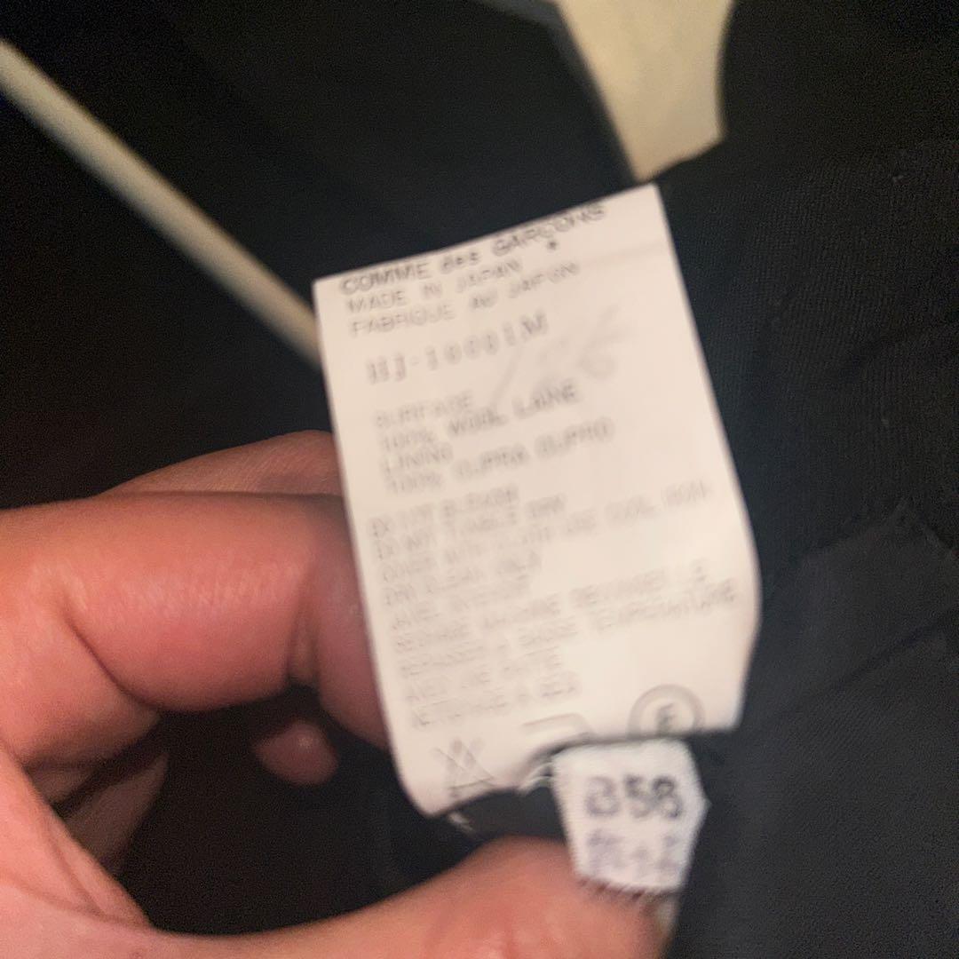 COMME des GARCONS HOMME ブラックテーラードジャケット