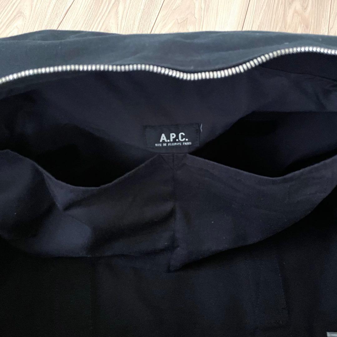 A.P.C. アーペーセー　ボストンバッグ　ショルダー　2way ブラック　綿