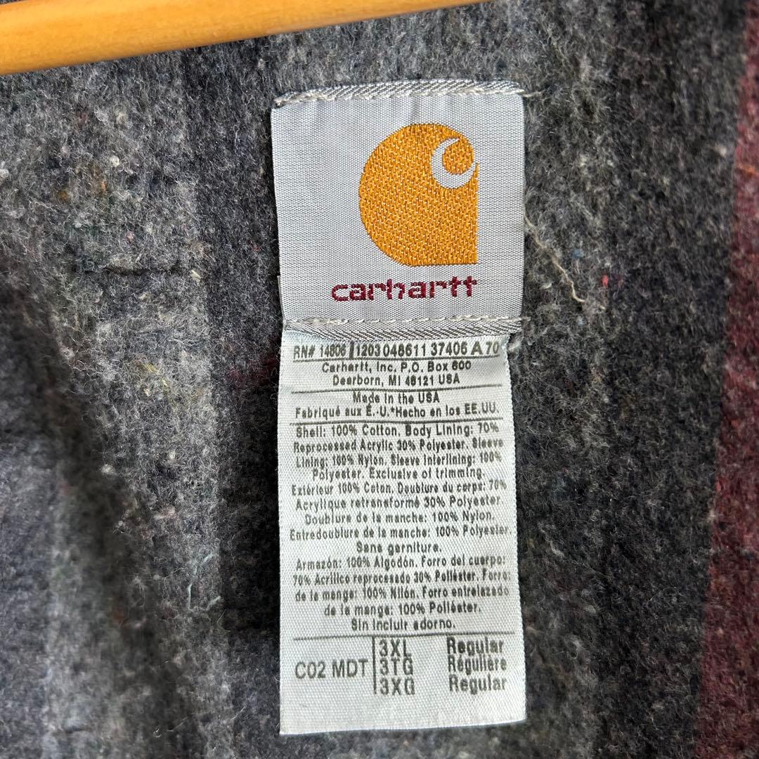 カーハート　ミシガンチョアコート　ミッドナイト　アメリカ製　3L
