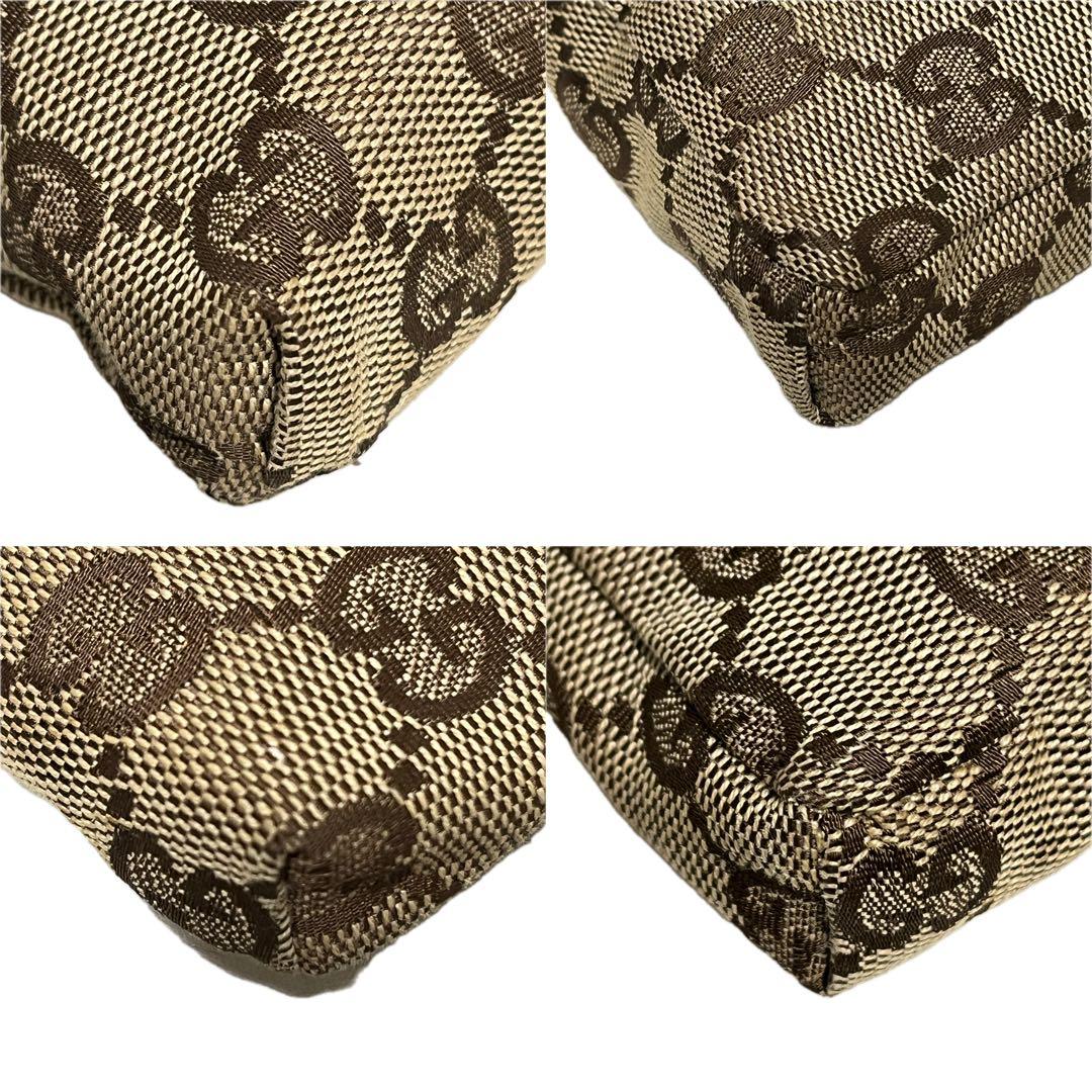 GUCCI GGキャンバス ボディバッグ ウエストバッグ ベージュ グッチ 92