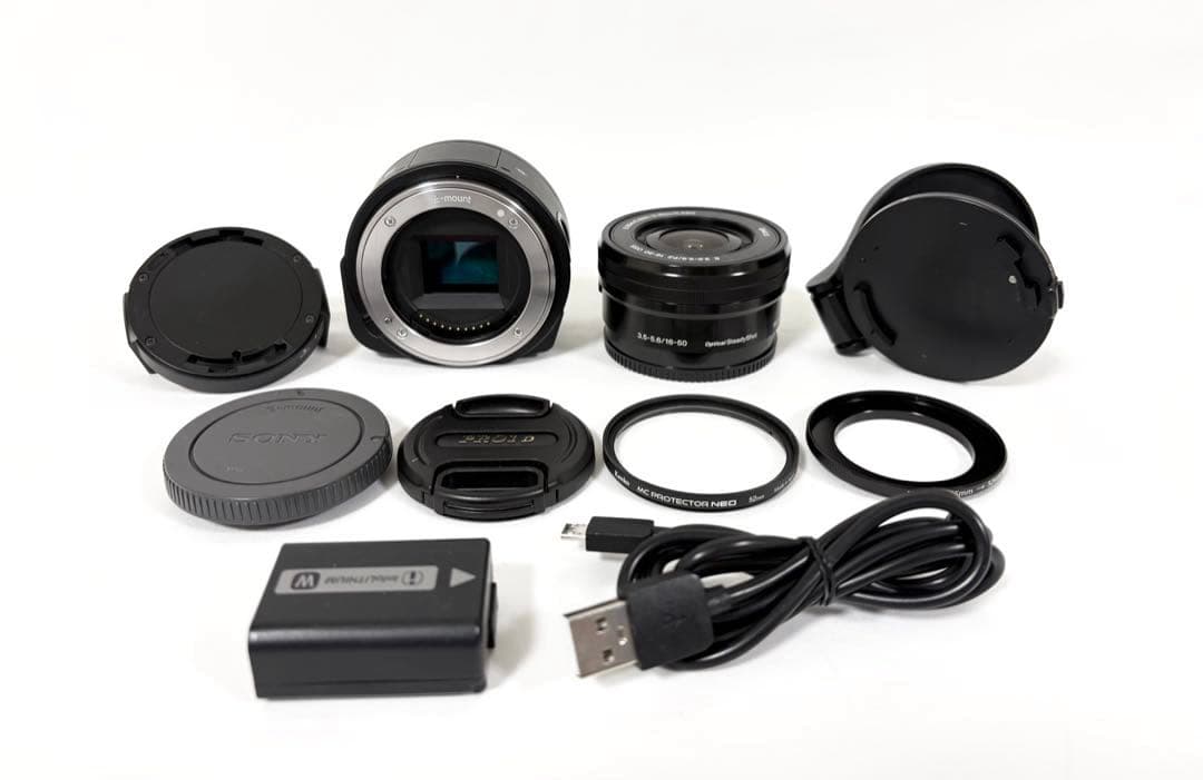 ソニー SONY ILCE-QX1 + 16-50mm レンズスタイルカメラ