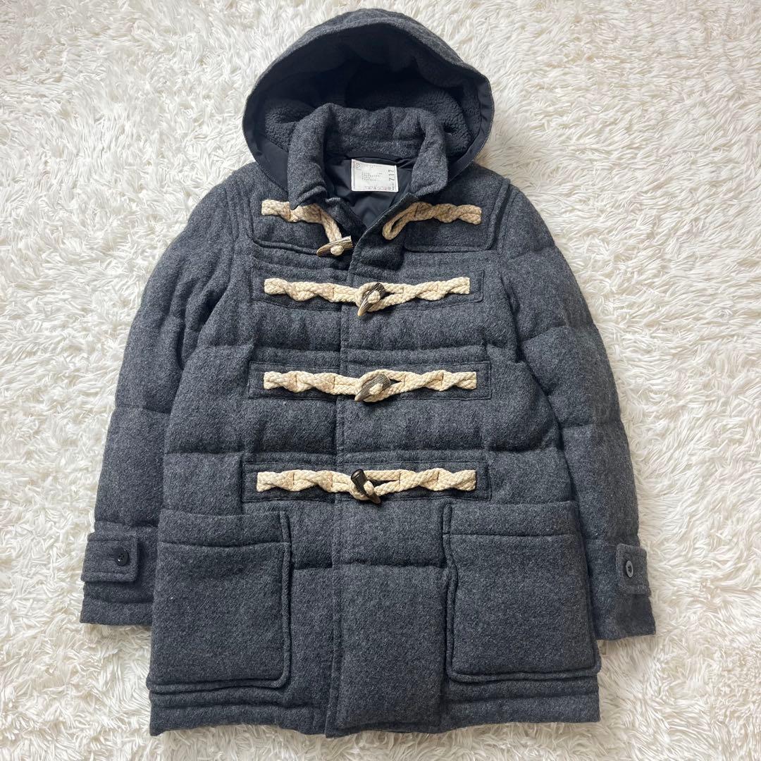 極美品 sacai ダッフルコート ダウン グレー 2way