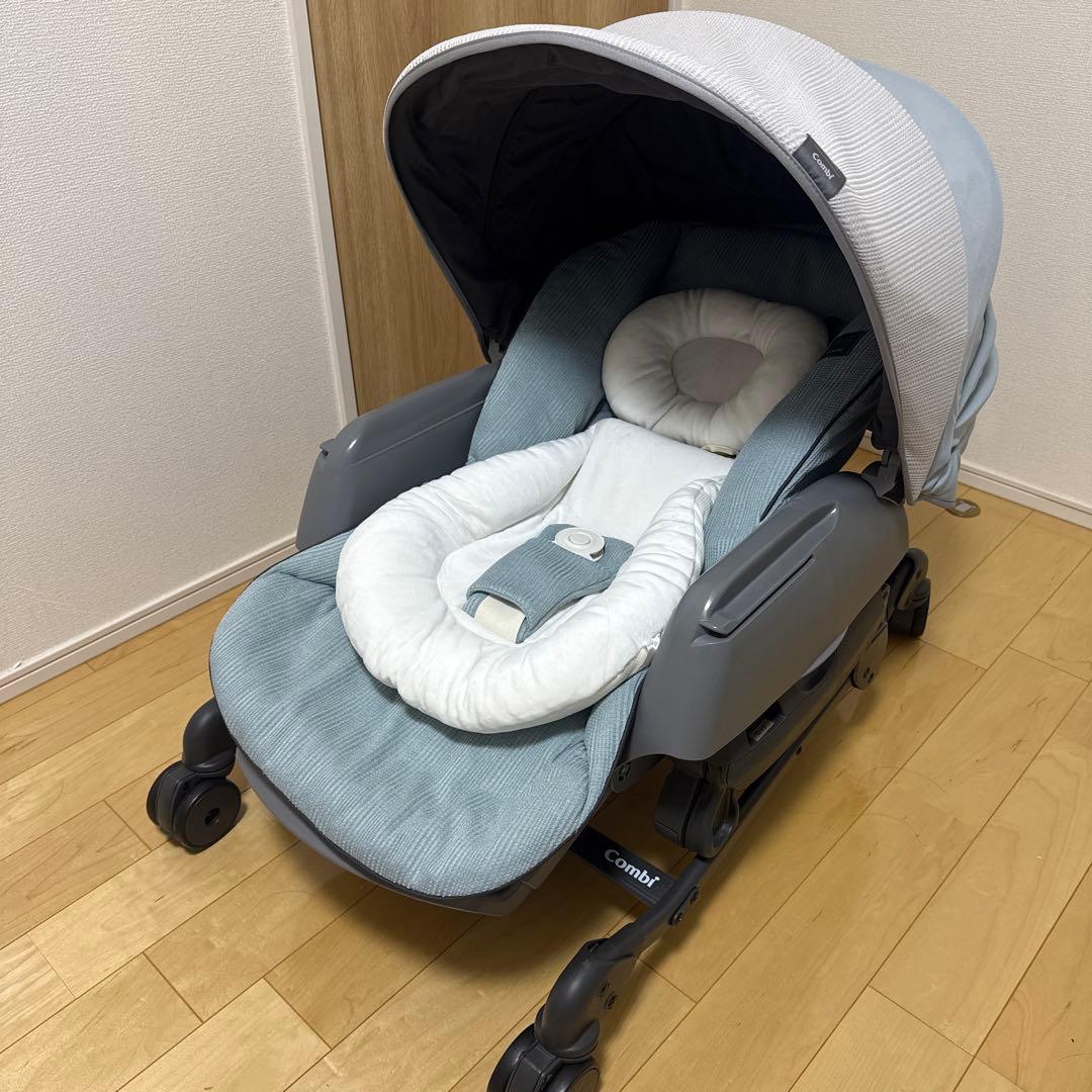 美品★コンビ ネムリラ BEDi Long スリープシェル EG（手動タイプ）