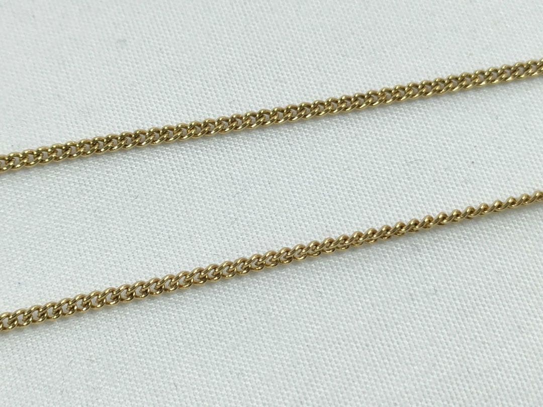 ディオール CDロゴ ネックレス ブラック×ゴールド 未使用に近い 正規品