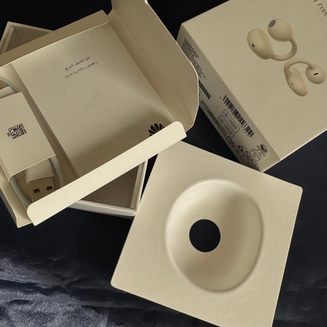 美品 HUAWEI FreeClip　オープンイヤー型ワイヤレスイヤホン