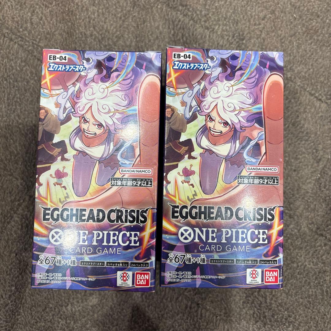 ワンピースカードEGGHEAD CRISIS 2BOX テープカット
