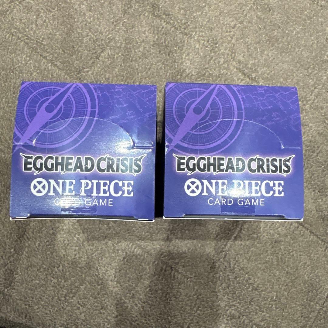 ワンピースカードEGGHEAD CRISIS 2BOX テープカット
