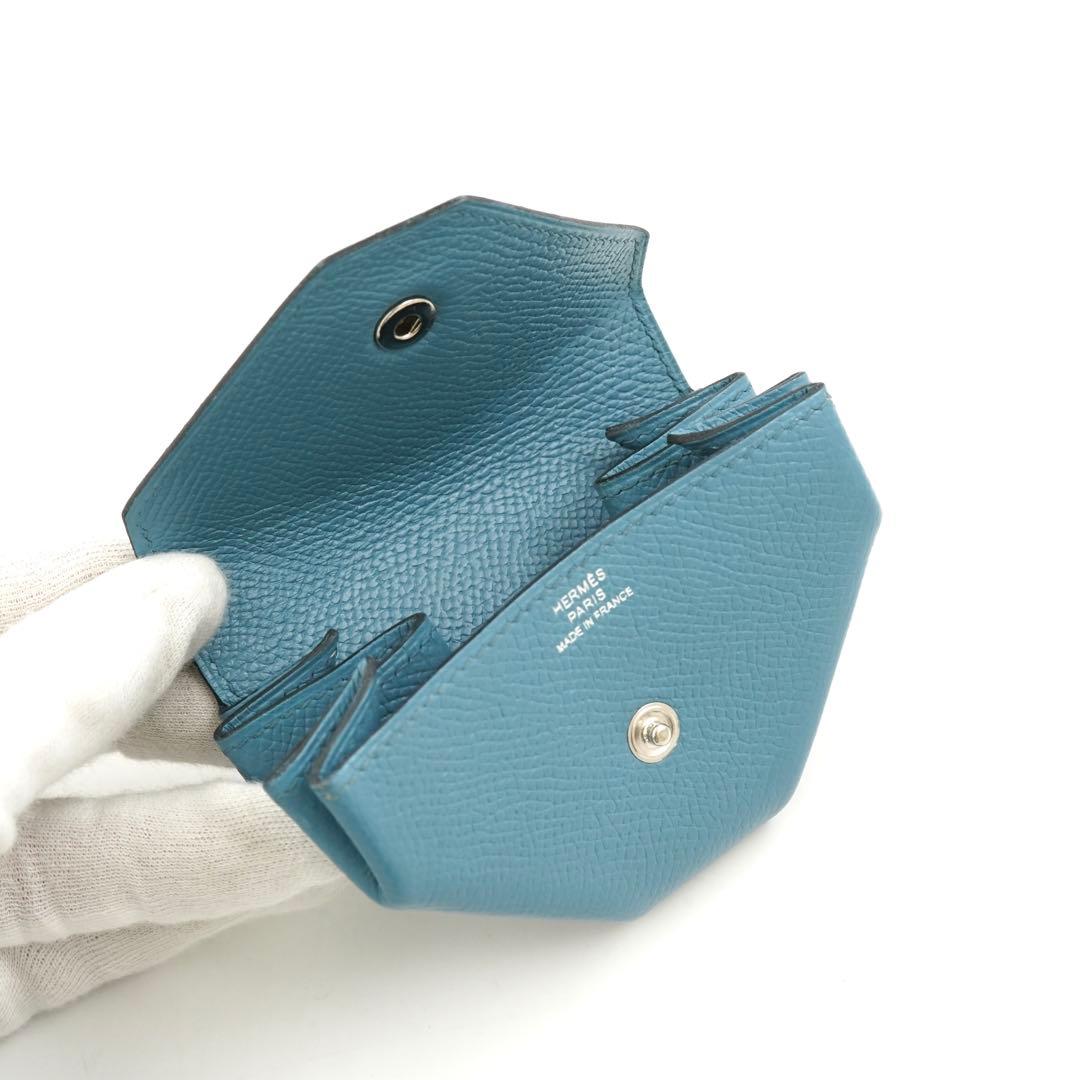 ✨未使用展示品✨　HERMES ケース　小銭入れ　ル・ヴァンキャトル　水色