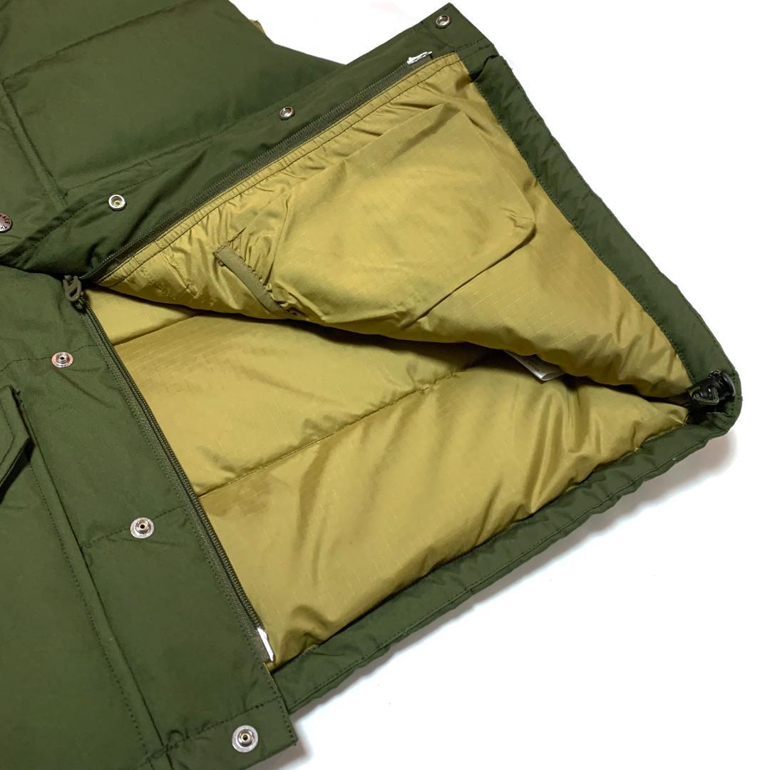 新品 XSサイズ ノースフェイス パープルレーベル シエラダウンベスト　グリーン