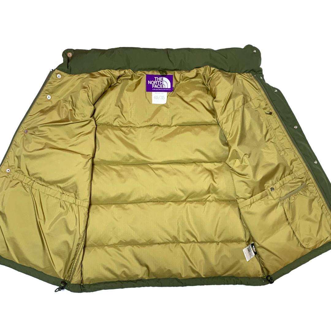 新品 XSサイズ ノースフェイス パープルレーベル シエラダウンベスト　グリーン