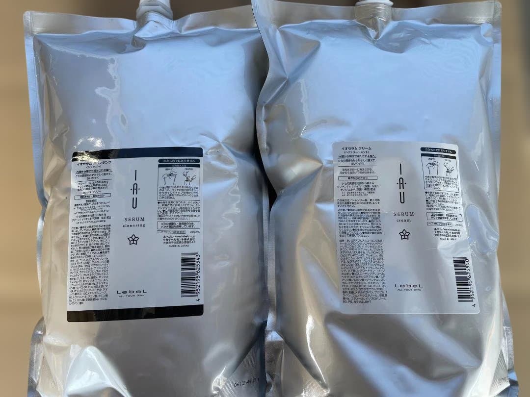 ルベル イオセラムクレンジング＆クリーム2500ml　各1個