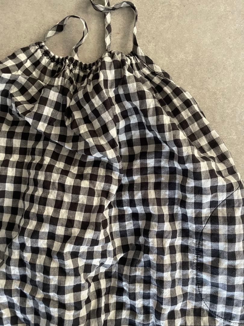 soor ploom ines 1y ギンガムチェック サロペット