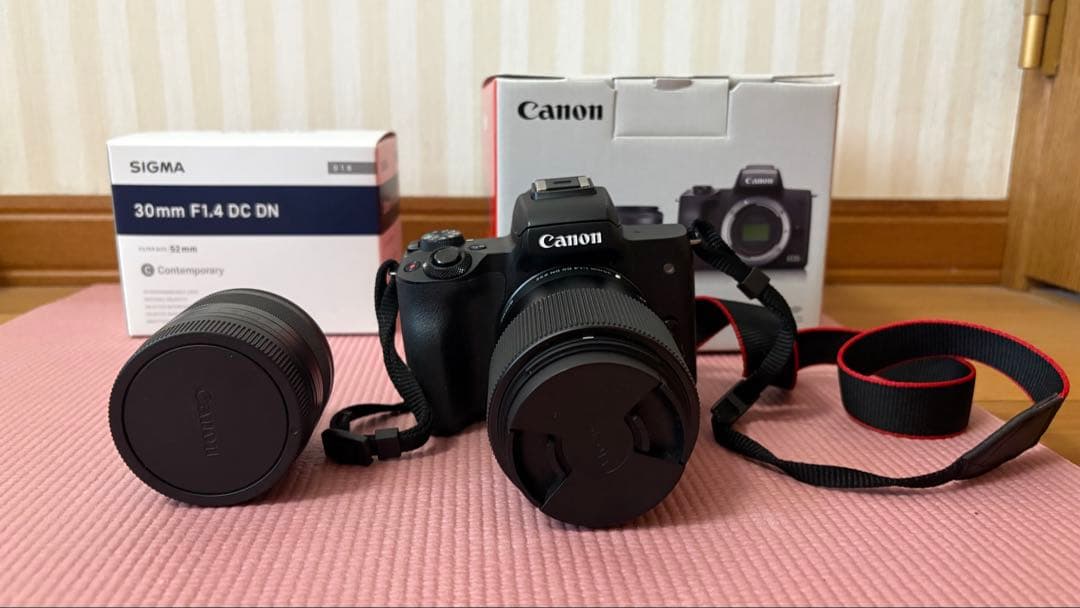 Canon ミラーレス一眼 EOSkissM SIGMA 30mm F1.4