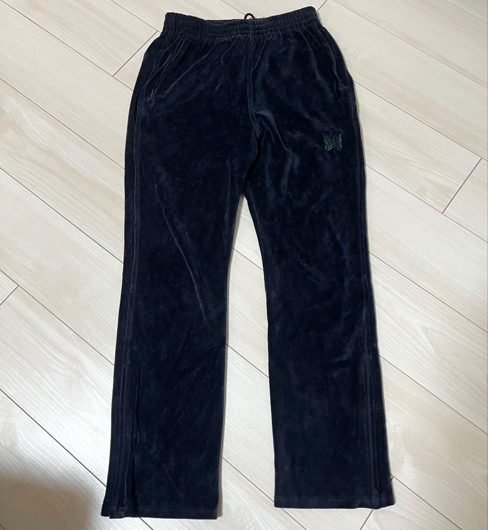 NEEDLES × BEAMS BOY 別注 Velour Pants NAVY