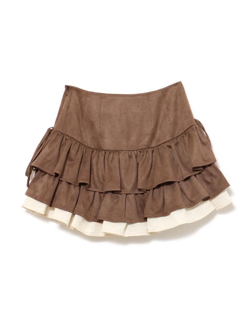 Mサイズ andmary Mel gather skirt ブラウン