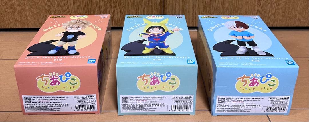 僕のヒーローアカデミア フィギュア ちあぴこ　3種セット