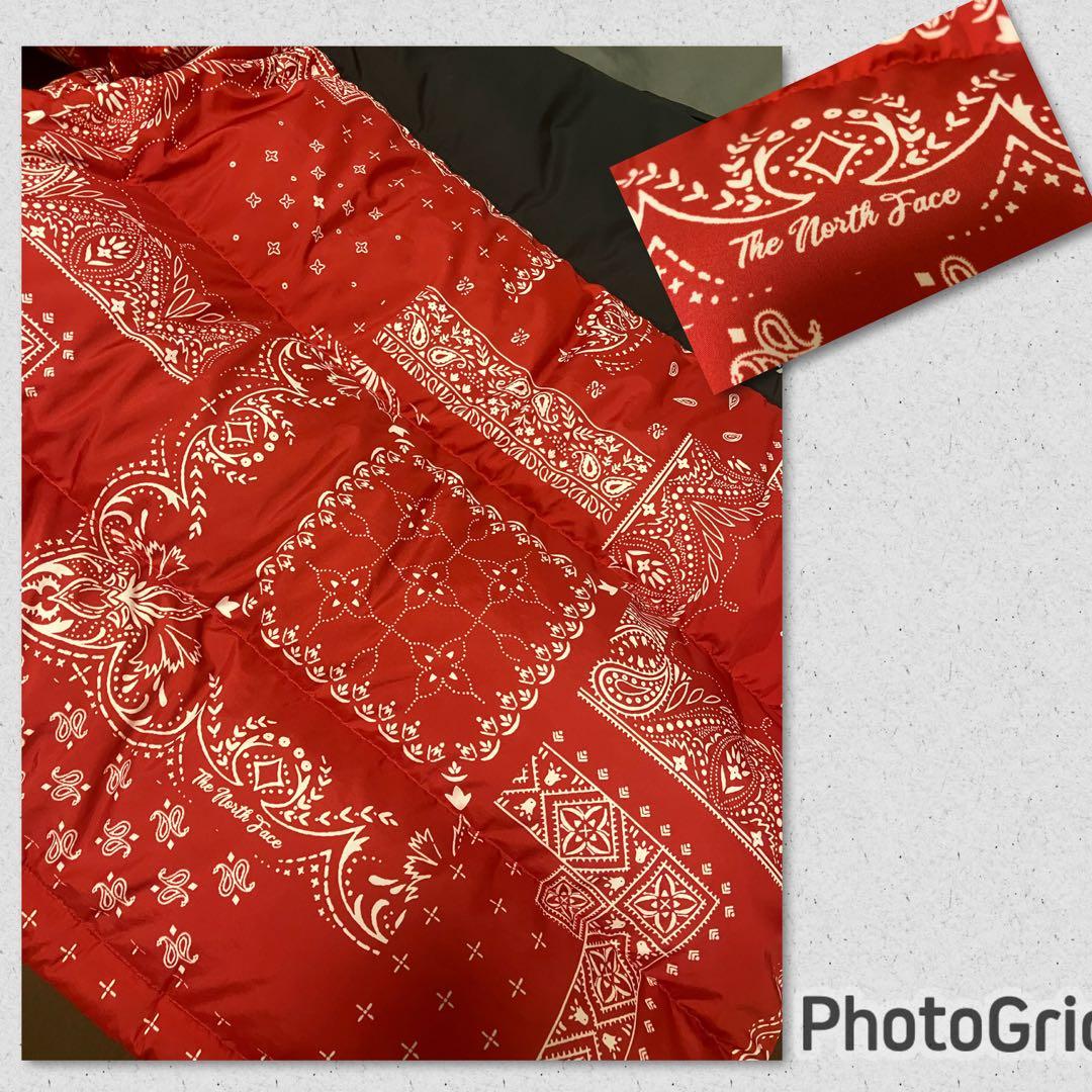 日本未入荷　ノースフェイス　バンダナ柄　ヌプシジャケット　M