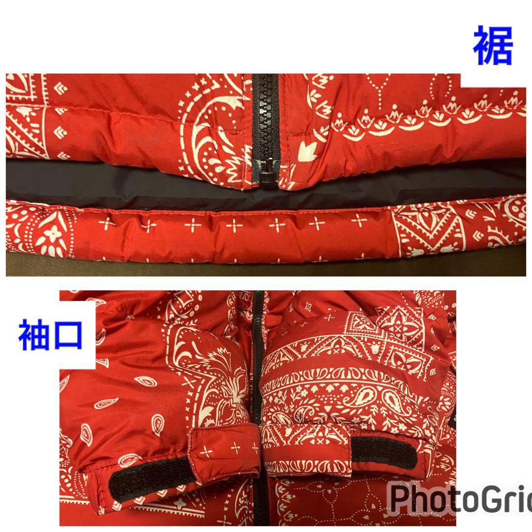 日本未入荷　ノースフェイス　バンダナ柄　ヌプシジャケット　M
