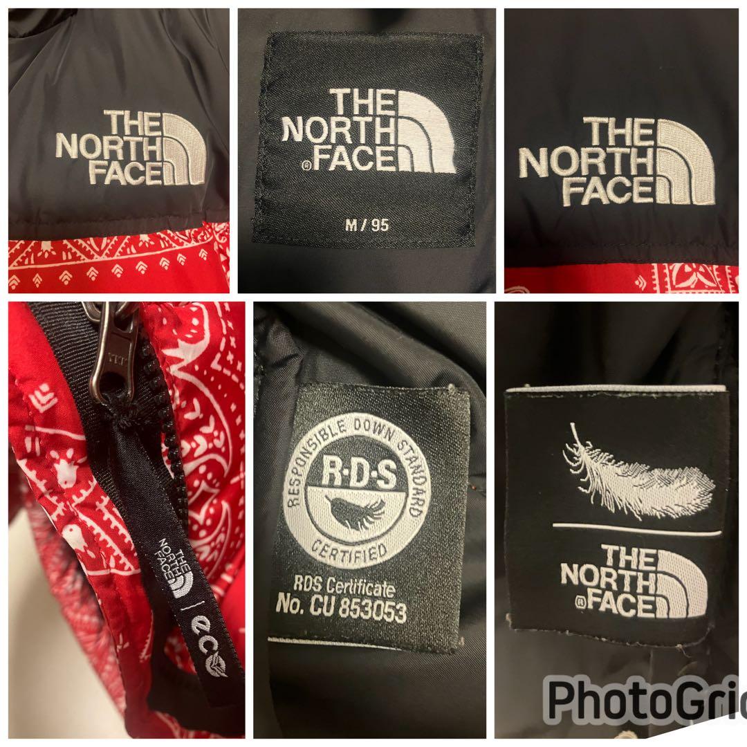 日本未入荷　ノースフェイス　バンダナ柄　ヌプシジャケット　M