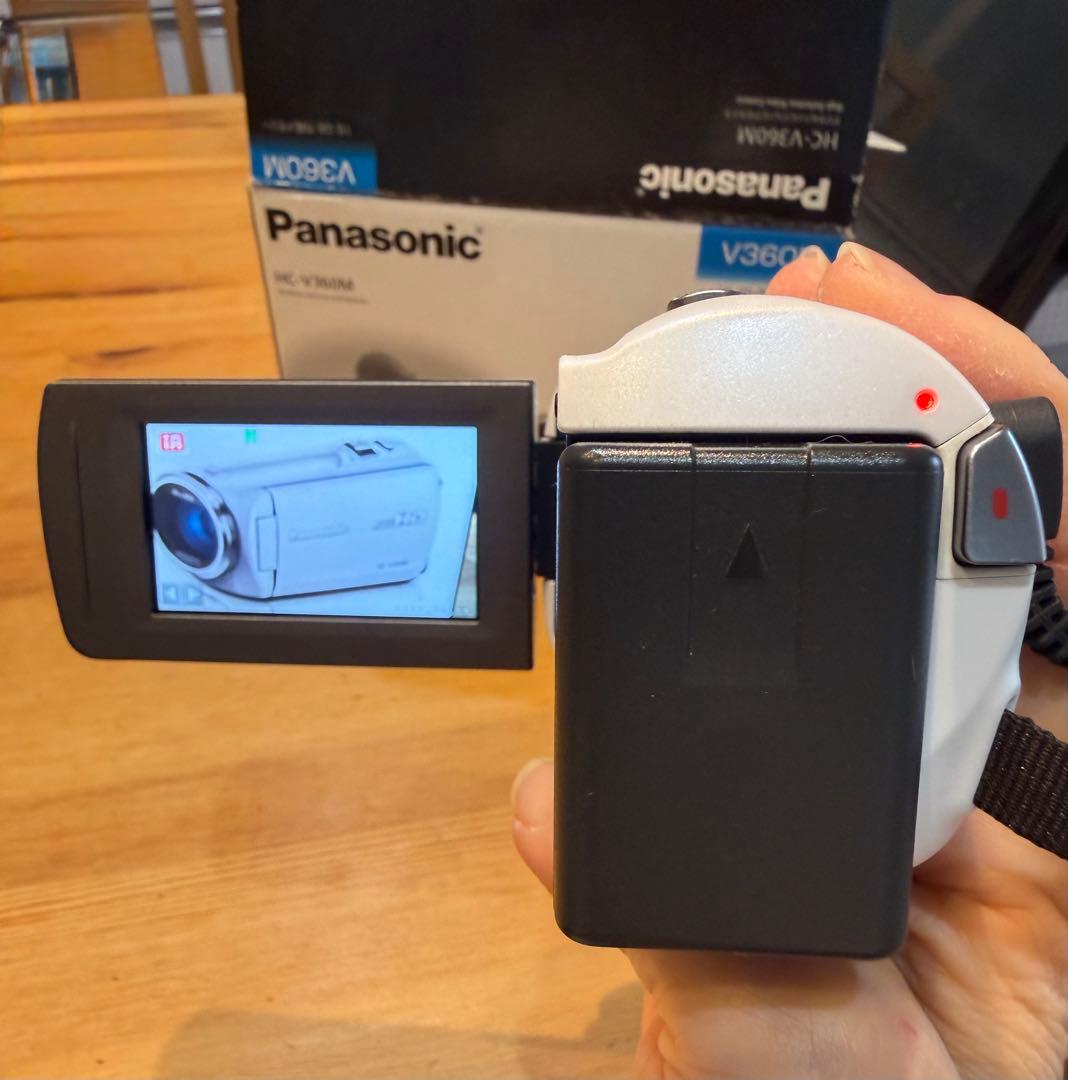 PanasonicデジタルハイビジョンビデオカメラHC-V360 Mホワイト