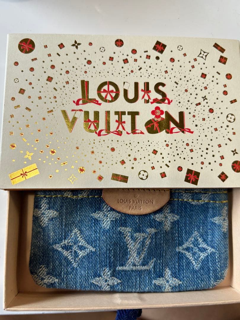 ルイヴィトン デニムポーチ