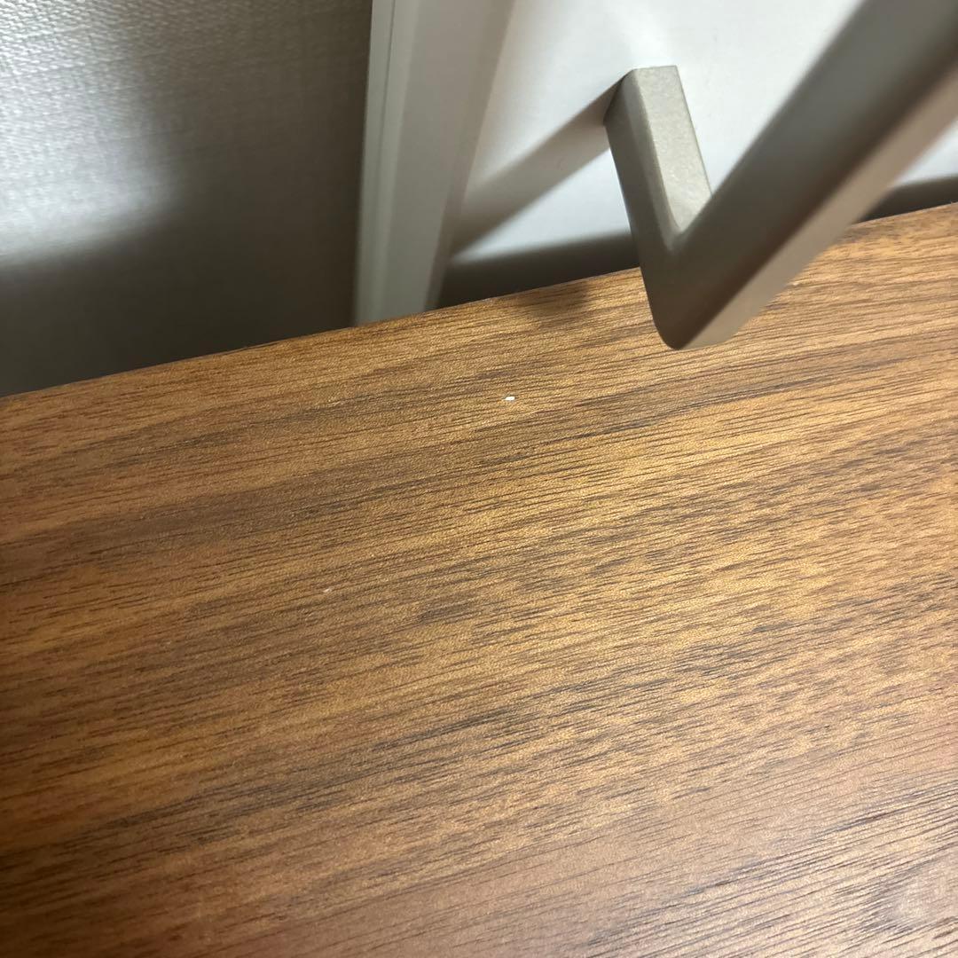 無印良品 木製チェスト４段　ウォールナット材突板