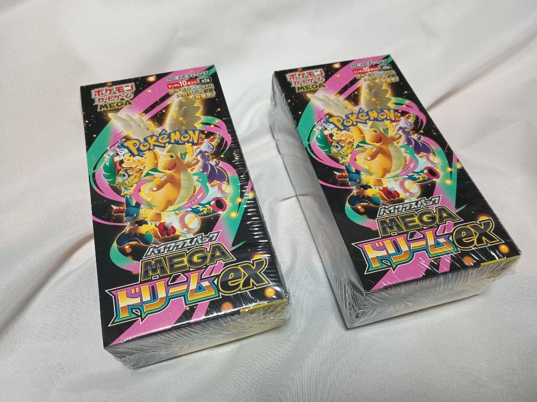 【新品未開封】ポケモンカード メガドリームex 2BOX シュリンク付き