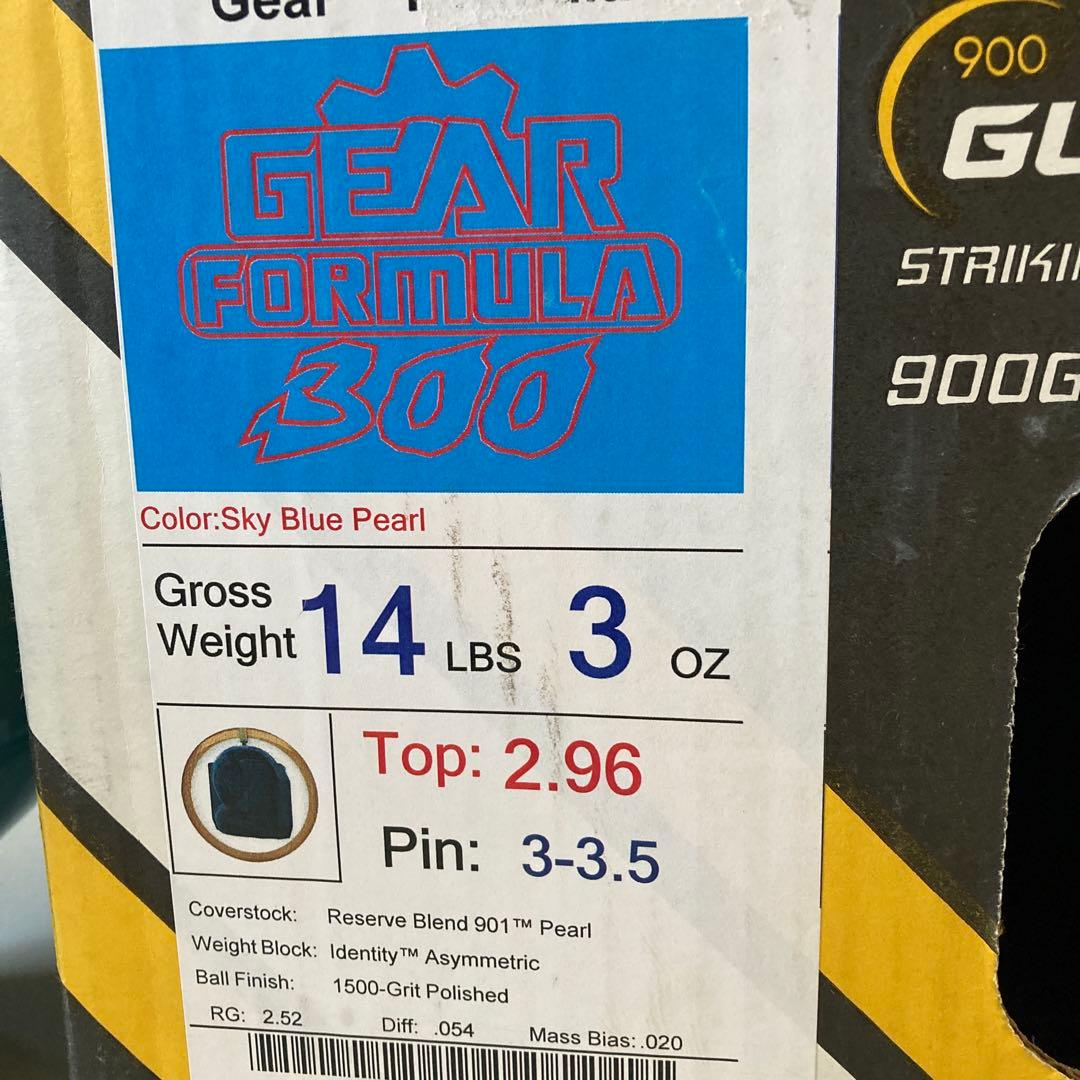 ボウリング・ボール　ギア 300 パーフェクトフォーミュラ　14ポンド