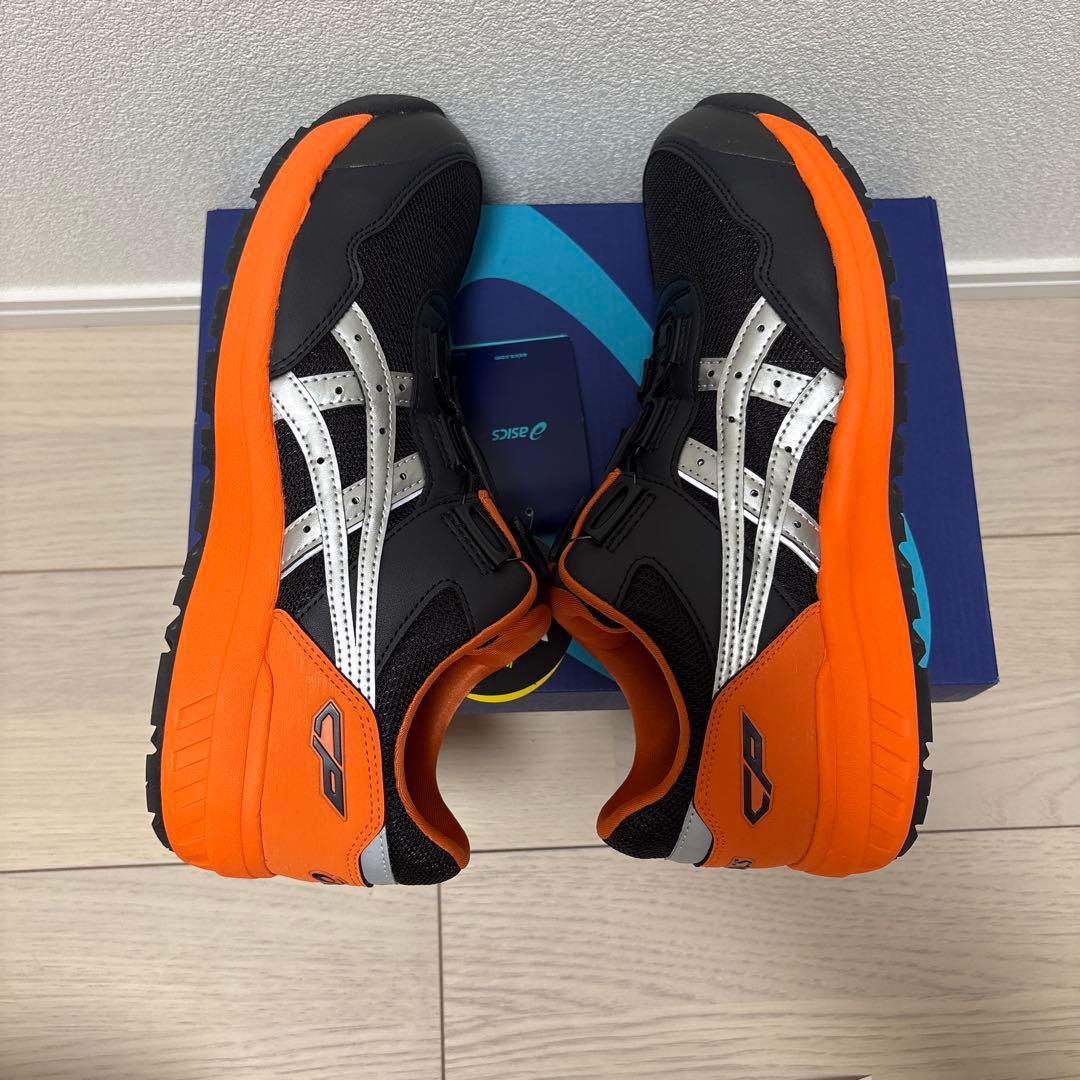 asics BOAシステム 安全靴 ファントム×シルバー