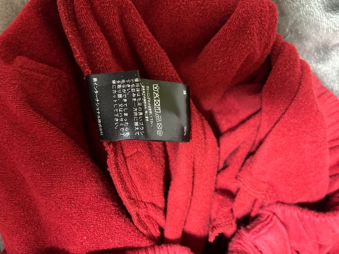 センソユニコ赤 グラフィックプリント パンツ