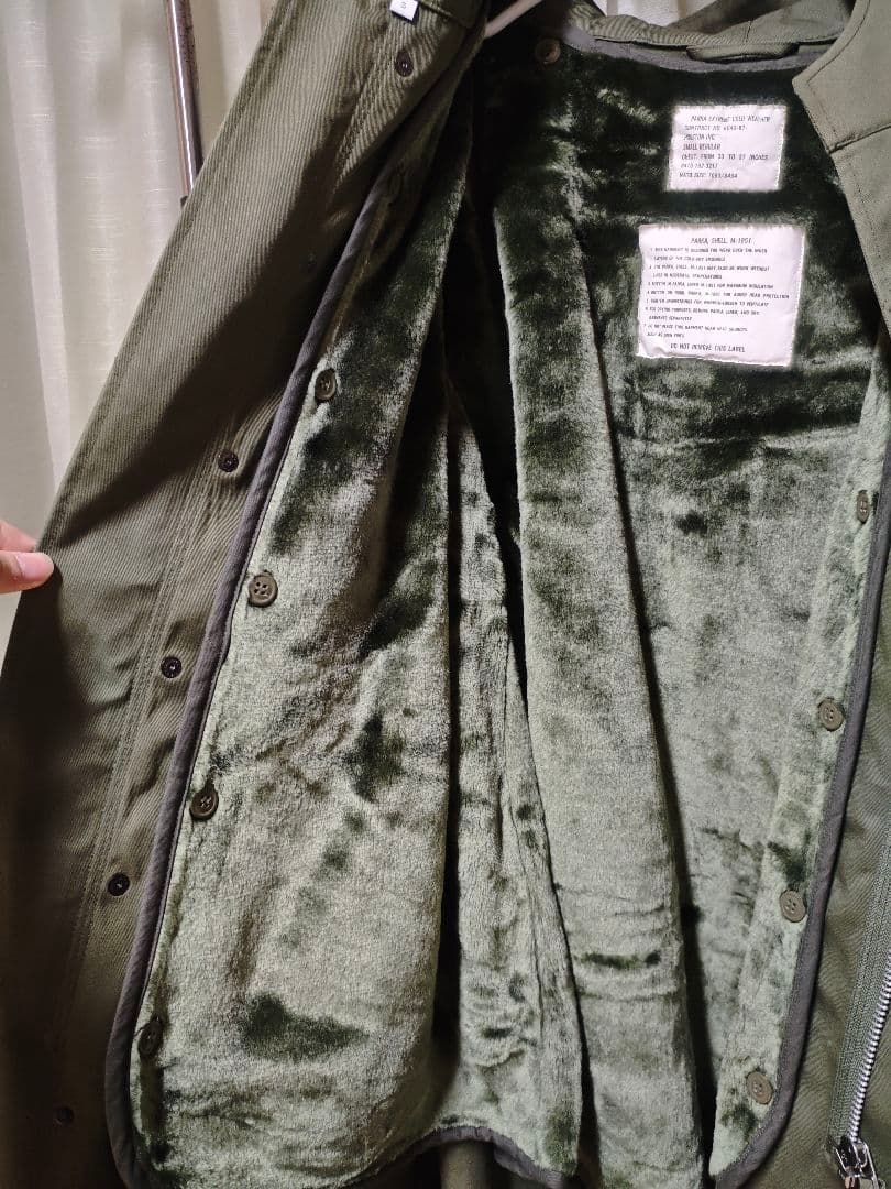 HOUSTON M-51 パーカー モッズコート サイズS ワケ有り