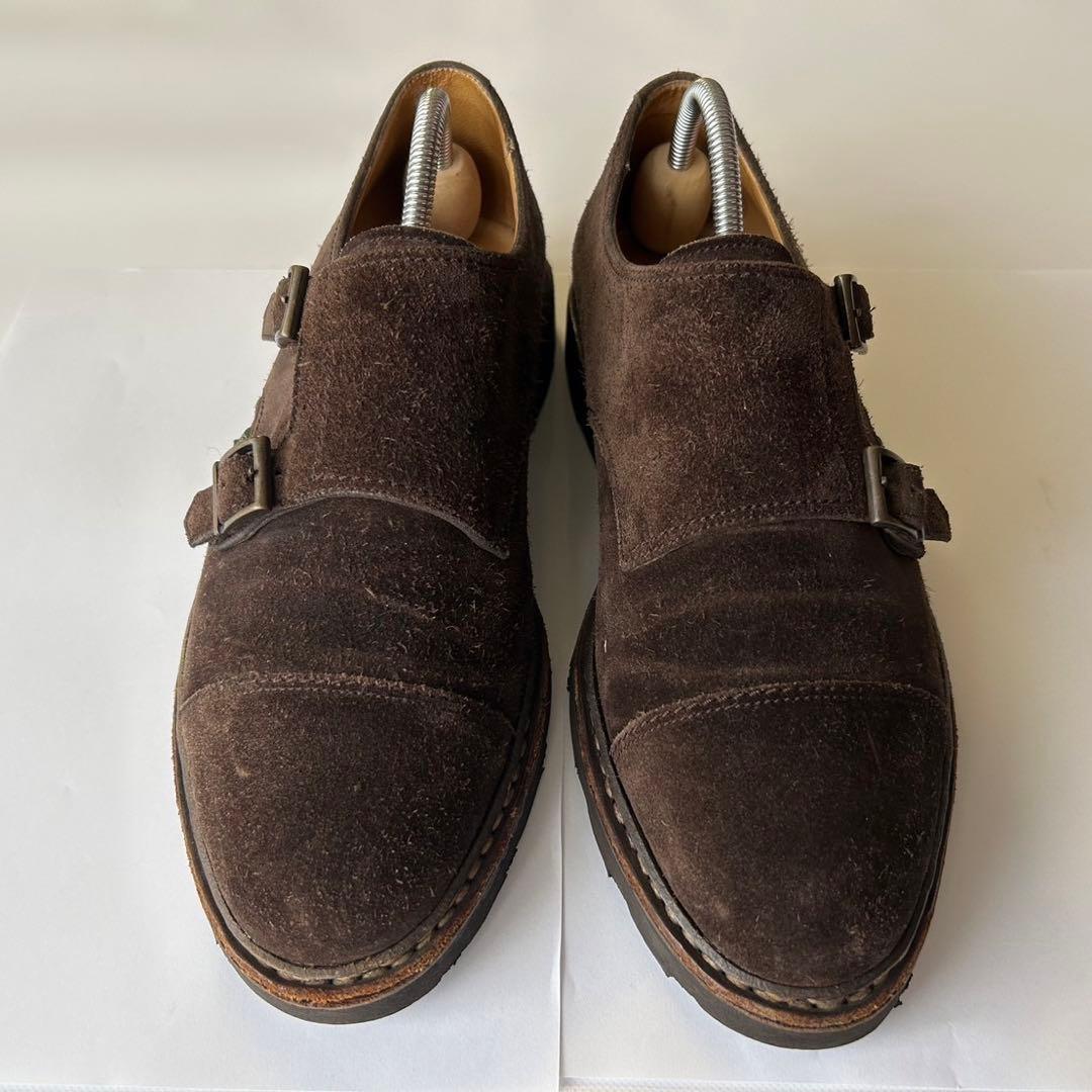 Paraboot パラブーツ William スウェード ダブルモンク シューズ