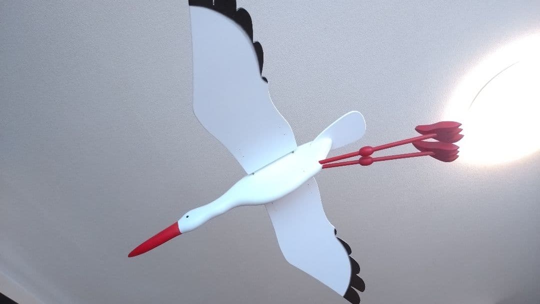 クレフト社　廃盤　コウノトリ モビール